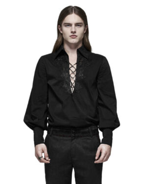 WY1160 - Gothic fire dragon long sleeve t-shirt