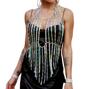 14656 - waterfall halter top