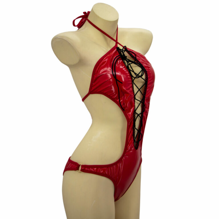14700 - Siamese Bikini - Red - Image 9