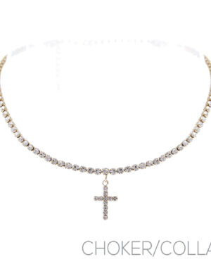 17744 - s rs Cross Choker/Collar