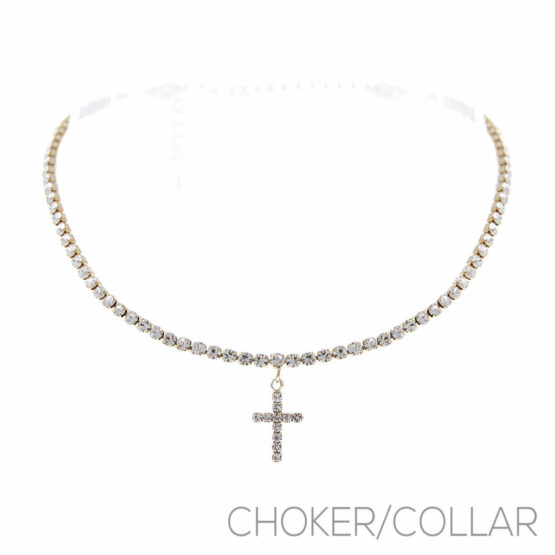 17744 - s rs Cross Choker/Collar