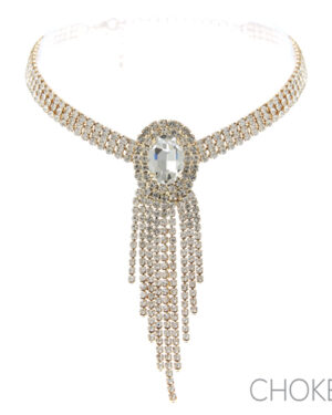 17832 - g rs big frame fringe choker