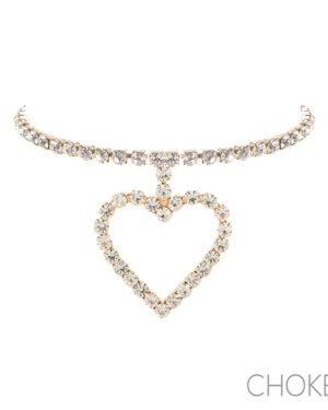 17838 - g rs heart pendant collar