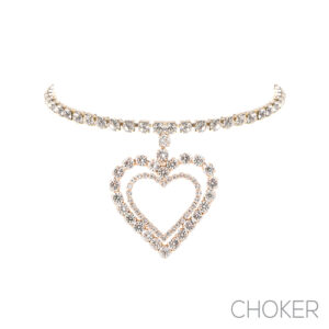17839 - g rs double heart collar