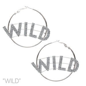 26211 - s rs word wild hoop ear