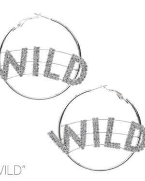 26211 - s rs word wild hoop ear