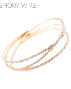 84067 - Crisscross Memory Wire Cuff