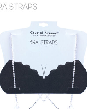 94051 - Rhinestone Bra Strap 1 Row - Silver