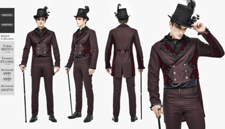 CT17402 - Fancy Victorian Coat - Image 7