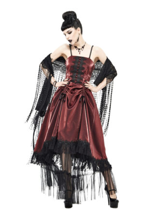 SKT11302 - Red Gothic Dress