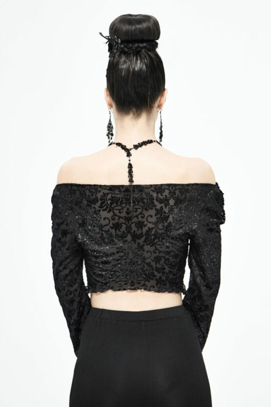 TT155 - off shoulder crop top - Image 8