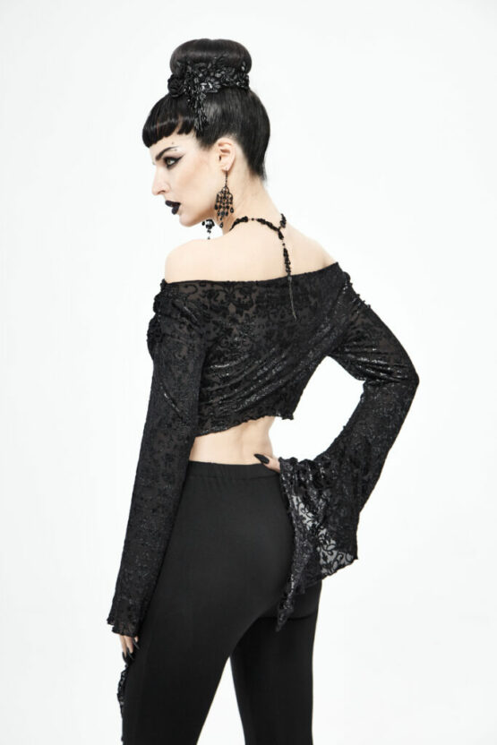 TT155 - off shoulder crop top - Image 5