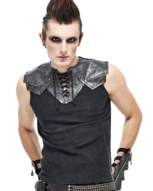 TT16701 - Men's Black Futuristic T-Shirt