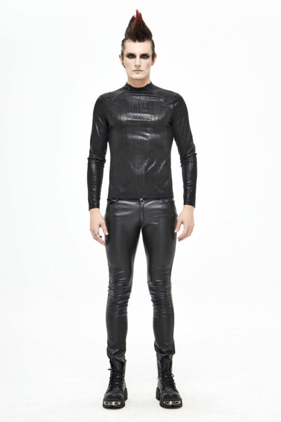 TT173 - Men's Black Futuristic Top - 4XL-5XL - Image 5