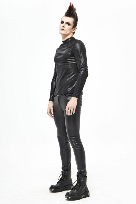TT173 - Men's Black Futuristic Top - 4XL-5XL - Image 3