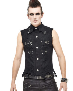 WT61 - Men's Black Gothic Shirt