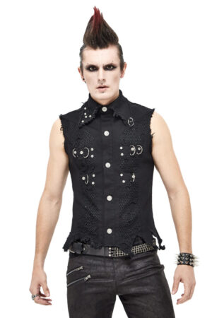 WT61 - Men's Black Gothic Shirt