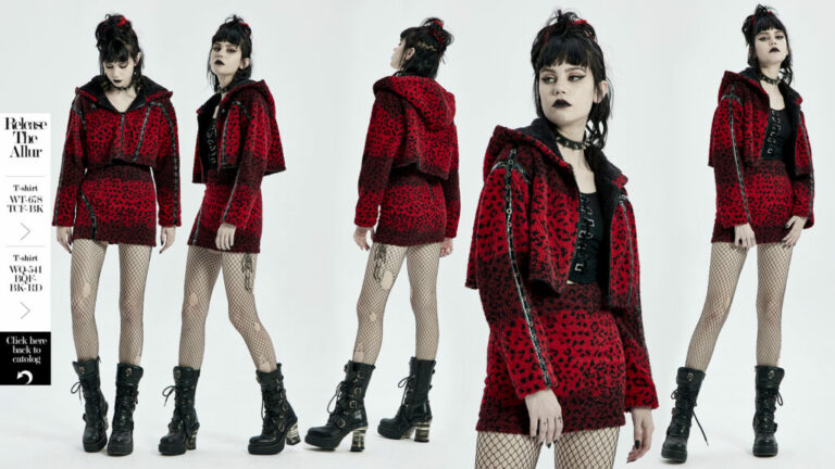 WY1315 - Red Leopard Print Jacket - Image 11
