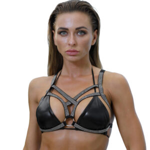 14680 - Rhinestone harness top