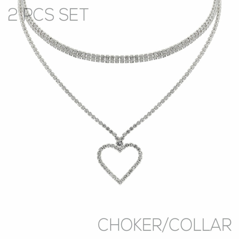 17797 - s rs Cross Choker/Collar  2 Necklace - Image 2