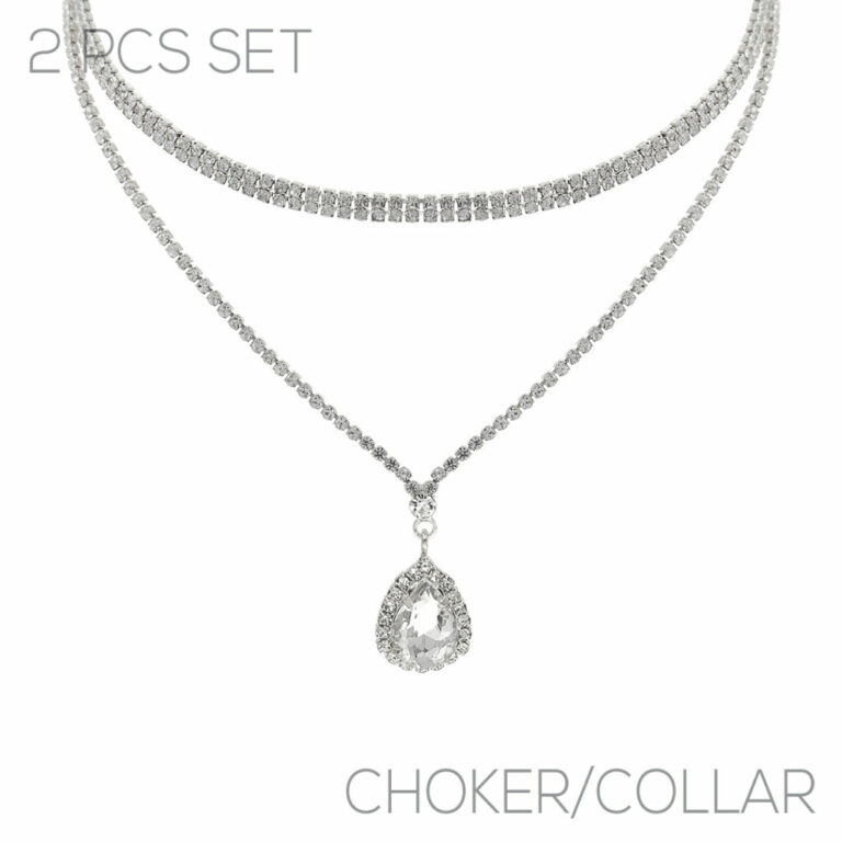 17798 - s rs Cross Choker/Collar  2 Necklace - Image 2