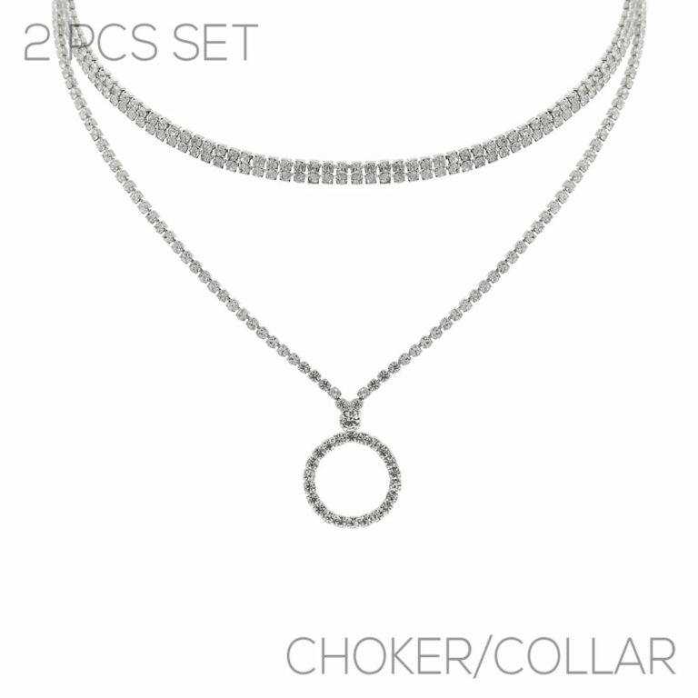 17799 - s rs Cross Choker/Collar 2 Necklace - Image 2