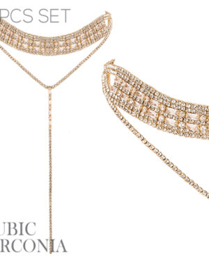 17818 - g rs cz 2 choker T collar set