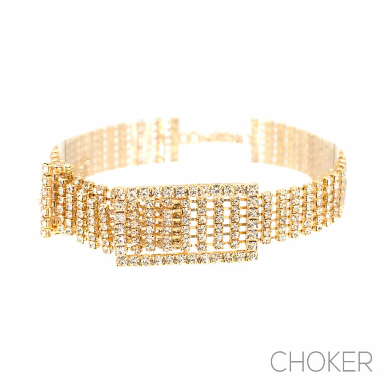 17857 - g rs Belt Buckle Choker Neck