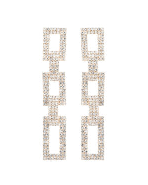27003 - g rs rectangle chain link earring
