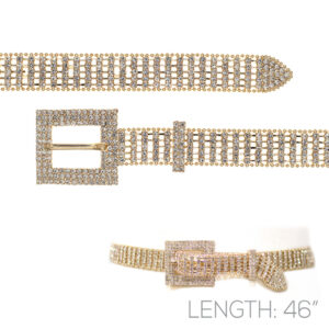 BL65 - g rs Ball Chain Frame Belt - Gold