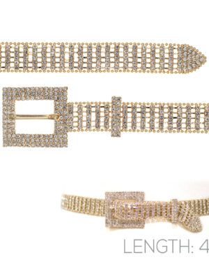 BL65 - g rs Ball Chain Frame Belt - Gold