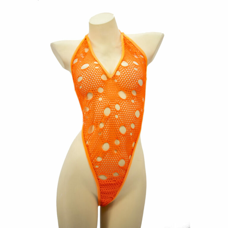 14251 - Net ripped bodysuit - Image 2
