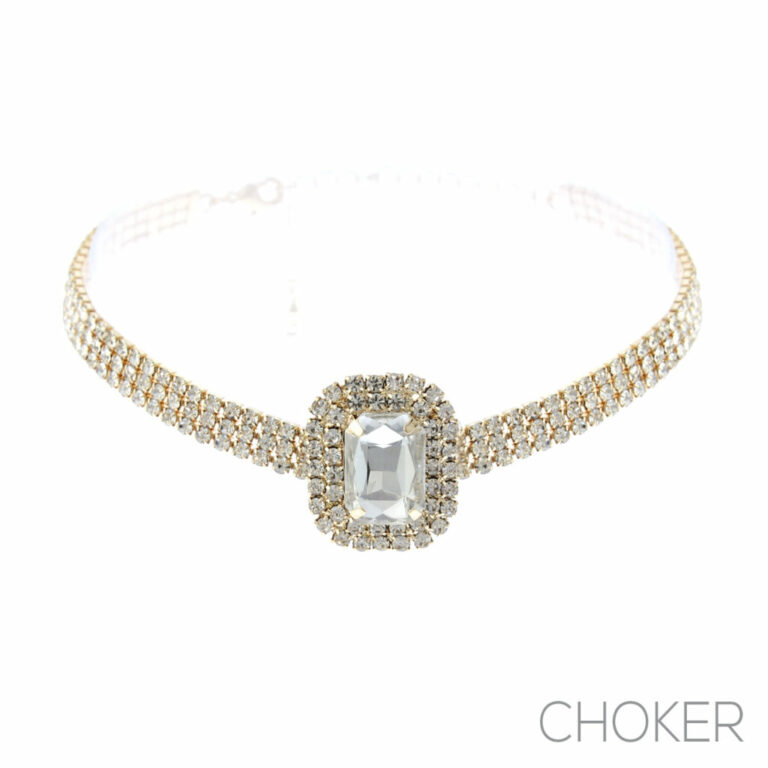 17830 - G rs Big Rectangle Choker - Image 2