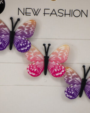 18360 - Set of 3 Butterfly Choker, Multi