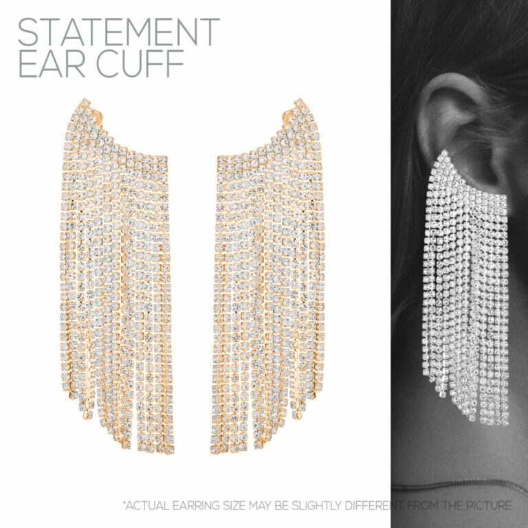 27123 - g rs Basic Fringe Ear Climber - Image 2