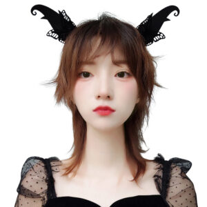 71257 - Black Butterfly Headband