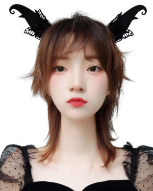 71257 - Black Butterfly Headband