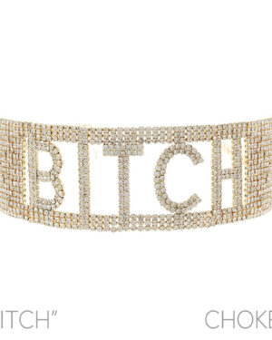 17952 - g rs 18row bitch word choker