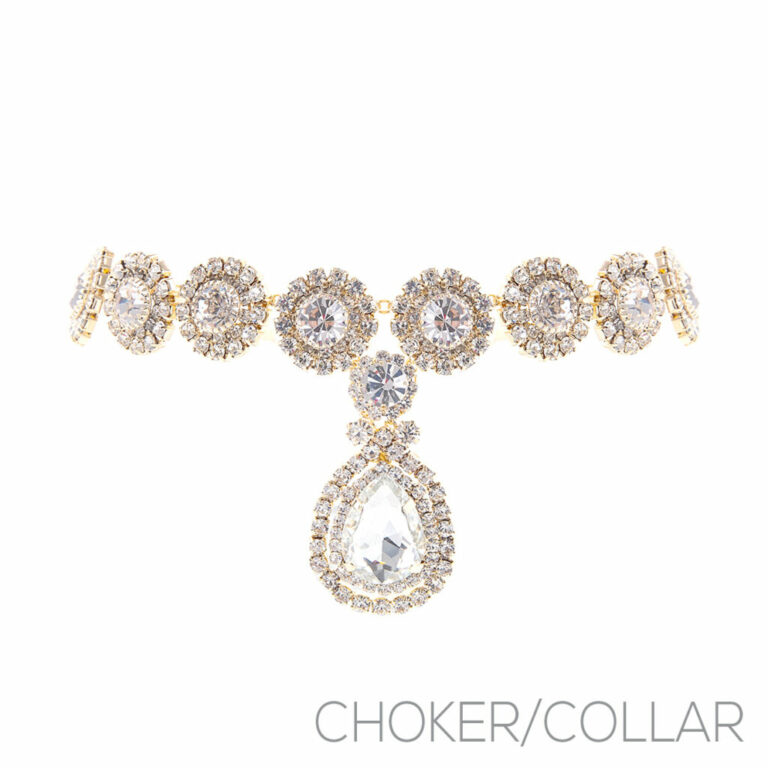 17985 - g rs halo choker teardrop neck - Image 2