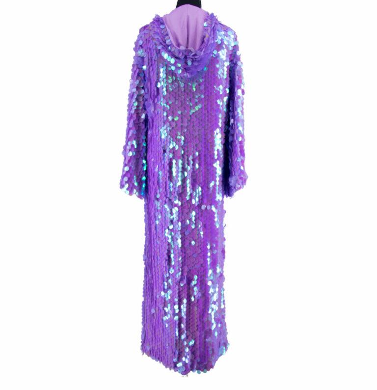 2597 - Sequins Duster Mermaid w/hood - Image 5