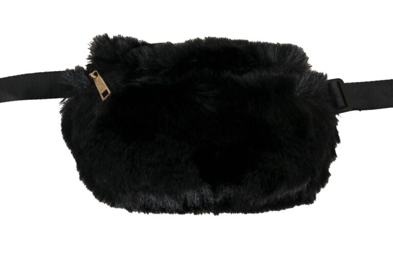 KM2864 - Fanny pack faux fur 9.x"x6" - Image 3