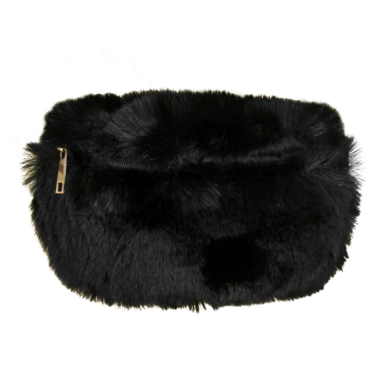 KM2864 - Fanny pack faux fur 9.x"x6" - Image 4