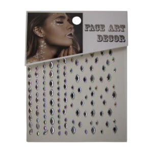 1146 - Face Gems - AB Clear