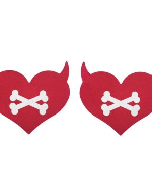 1242 - Devil Horns Heart Pasties