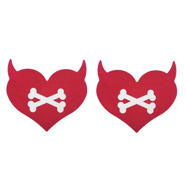 1242 - Devil Horns Heart Pasties
