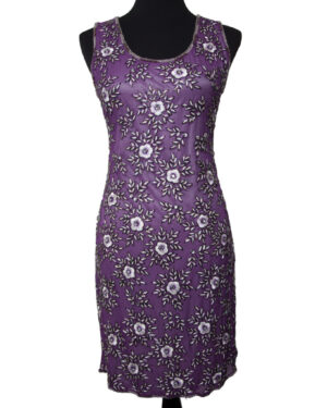2392 - Flapper Dress - Purple