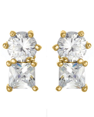 24185 - org rd 7/sq 6 double cz cr-gold