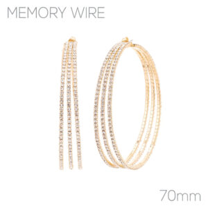 27540 - 70mm 3 Layer Memory Wire Hoop