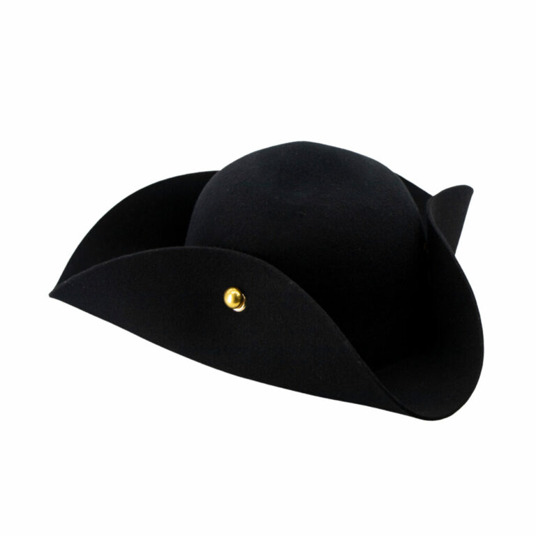 69518 - Tricorne Pirate Hat - 100% wool felt - Image 3