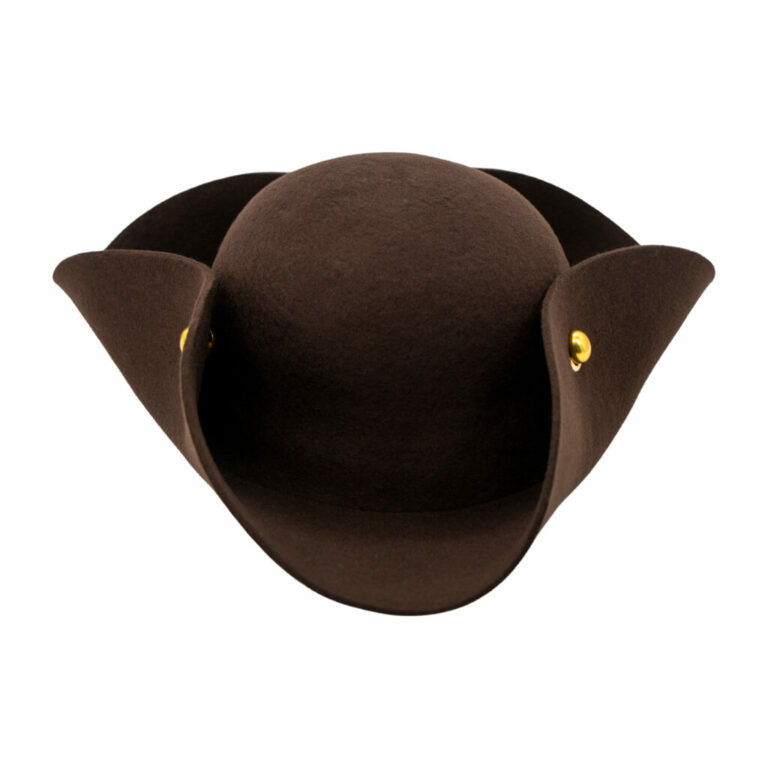 69518 - Tricorne Pirate Hat - 100% wool felt - Image 2